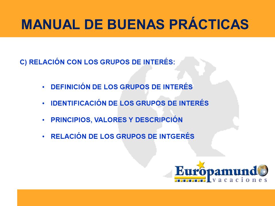 Definicion de buenas practicas Definicion de buenas practicas